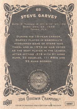 2014 Upper Deck Goodwin Champions #69 Steve Garvey Back