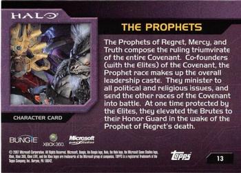 2007 Topps Halo #13 The Prophets Back