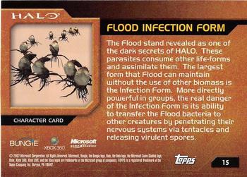 2007 Topps Halo #15 Flood Infection Form Back