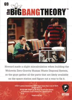 2012 Cryptozoic The Big Bang Theory Seasons 1 & 2 #69 AKA Fan Back