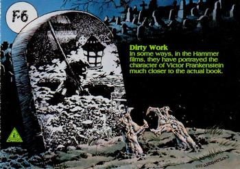1993 FPG Bernie Wrightson - Frankenstein #F-6 Dirty Work Back