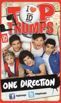 2013 Top Trumps One Direction Minis #NNO Niall Back
