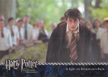 2004 Cards Inc. Harry Potter and the Prisoner of Azkaban #24 A Ride on Buckbeak's Back Front