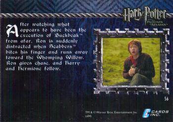 2004 Cards Inc. Harry Potter and the Prisoner of Azkaban #56 The Executioner's Task Back