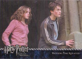 2004 Cards Inc. Harry Potter and the Prisoner of Azkaban #65 Watching Time Replayed Front