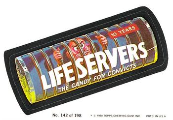 1980 Topps Wacky Packages (3rd Series Rerun) #142 Life Servers Front