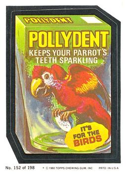 1980 Topps Wacky Packages (3rd Series Rerun) #152 Pollydent Front