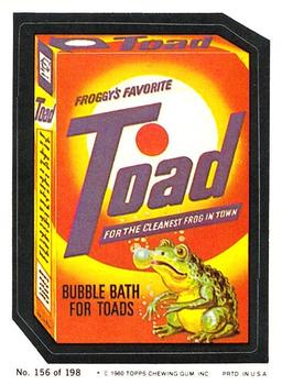 1980 Topps Wacky Packages (3rd Series Rerun) #156 Toad Front