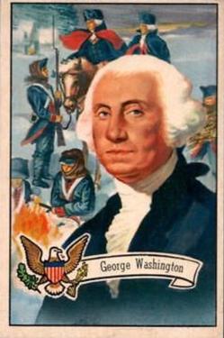 1952 Bowman U.S. Presidents (R701-17) #3 George Washington Front