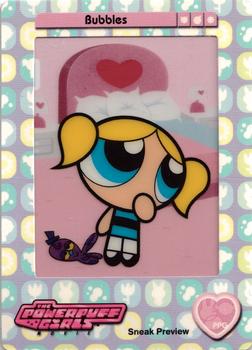 2002 ArtBox Powerpuff Girls 3 - Sneak Preview FilmCardz #SP1 Bubbles Front