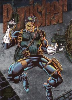 1994 Fleer Marvel Universe - Power Blast Silver #2 Punisher Front
