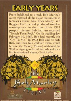 1995 Island Vibes The Bob Marley Legend - Retail #49 From baldhead to dread, Bob Marley's Back