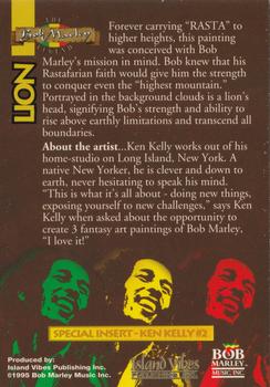 1995 Island Vibes The Bob Marley Legend - Ken Kelly Fantasy #KK2 Lion Back