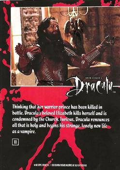 1992 Topps Bram Stoker's Dracula #11 Thinking that her warrior prince has be Back