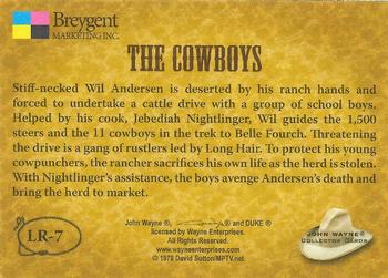 2005 Breygent John Wayne - Leading Roles Holofoil #LR-7 The Cowboys Back