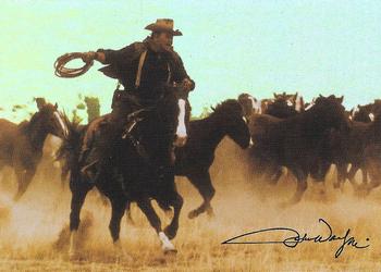 2005 Breygent John Wayne - Leading Roles Holofoil #LR-7 The Cowboys Front