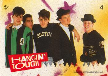 1989 Topps New Kids on the Block - Stickers #4 Hangin' Tough Front