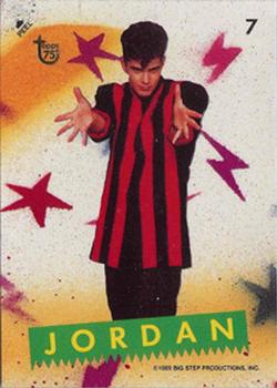 1989 Topps New Kids on the Block - Stickers #7 Jordan Front