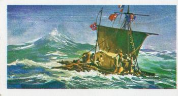 1973 Brooke Bond Adventurers and Explorers #40 Thor Heyerdahl Front