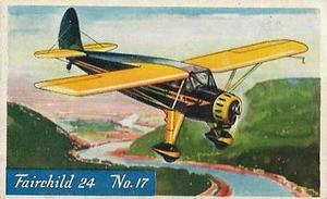 1935 Heinz Famous Airplanes (F277-1) #17 Fairchild 24 Front