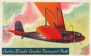 1935 Heinz Famous Airplanes (F277-1) #18 Curtiss-Wright Condor Transport Front