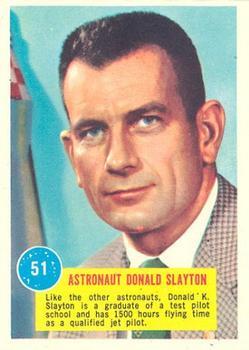 1963 Topps Astronaut Popsicle #51 Donald Slayton Front