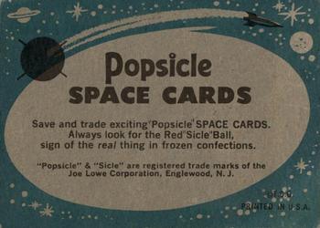 1963 Topps Astronaut Popsicle #2 Floating Astronauts Back