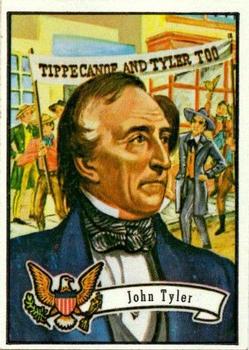 1972 Topps U.S. Presidents #10 John Tyler Front
