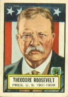 1952 Topps Look 'n See (R714-16) #6 Theodore Roosevelt Front