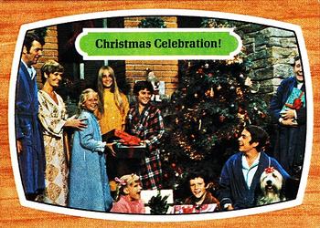 1971 Topps The Brady Bunch #25 Christmas Celebration! Front
