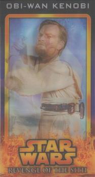 2005 Topps Revenge of the Sith Widevision - Flix-Pix Lenticular Motion #2 Obi-Wan Kenobi Front