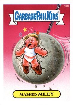 2014 Topps Garbage Pail Kids Series 2 #101a Mashed Miley Front