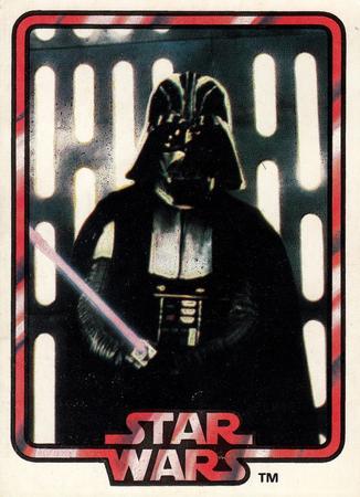 1978 General Mills Star Wars #15 Darth Vader Front