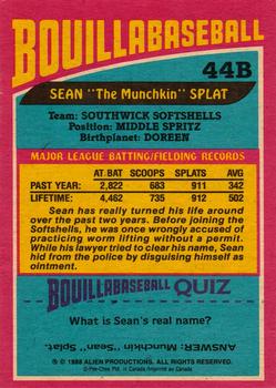 1988 O-Pee-Chee Alf - Bouillabaseball #44B Sean 