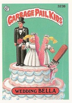 1987 Topps Garbage Pail Kids Series 8 #323b Wedding Bella Front