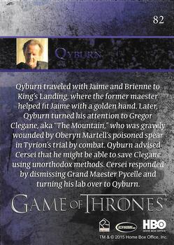 2015 Rittenhouse Game of Thrones Season 4 #82 Qyburn Back