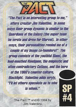 1994 Images of Shadowhawk - Holofoil #SP4 The Pact Back