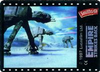 1997 Smiths Crisps Star Wars Movie Shots #21 AT-ATs Back