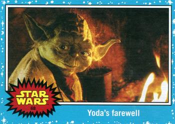 2015 Topps Star Wars Journey to the Force Awakens #68 Yoda's farewell Front