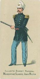 1888 Kinney Tobacco Military (N224) #NNO Muscatine Guards, Iowa Militia Front