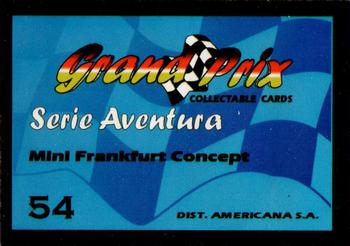 2007 Grand Prix Collectable Cards #54 Mini Frankfurt Concept Back