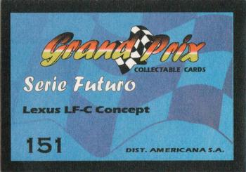 2007 Grand Prix Collectable Cards #151 Lexus LF-C Concept Back