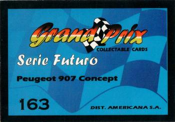 2007 Grand Prix Collectable Cards #163 Peugeot 907 Concept Back