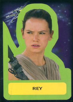 2015 Topps Star Wars Journey to the Force Awakens - Character Stickers #S-4 Rey Front