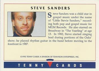 1992 Tenny Super Country Music #NNO Steve Sanders Back