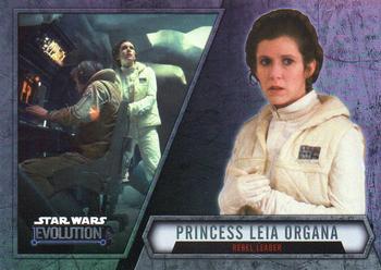 2016 Topps Star Wars Evolution #35 Princess Leia Organa Front