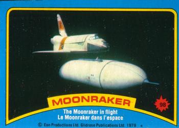 1979 O-Pee-Chee Moonraker #98 The Moonraker in flight Front