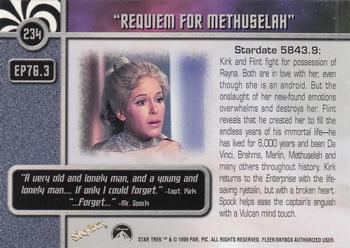 1999 SkyBox Star Trek The Original Series 3 #234 EP 76:3  Requiem for Methuselah Back