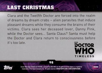 2016 Topps Doctor Who Timeless #98 Last Christmas Back