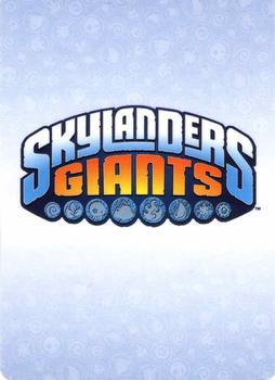2012 Activision Skylanders Giants Stat Cards #NNO Eruptor Back